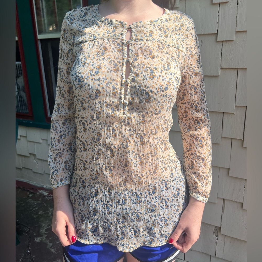 Lucky Brand Floral Blouse